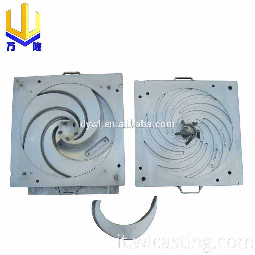 cnc machining machinery investment impeller blade pump